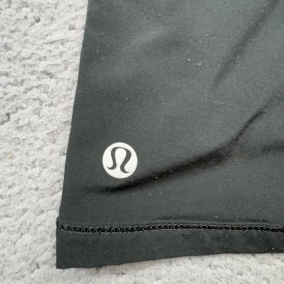 Lululemon Athletic Skirt Skort Womens 4 Black Built-In Shorts Drawstring Pocket - Picture 7 of 8